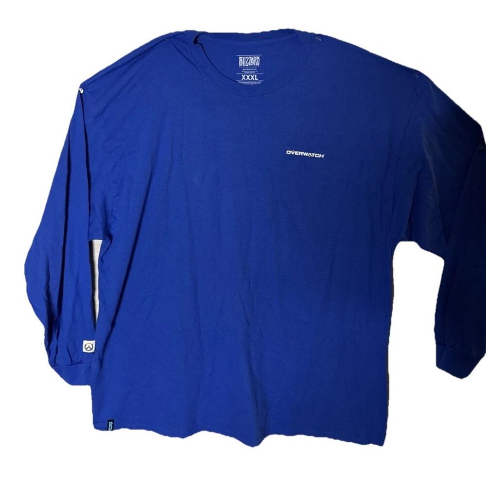 Fanatics Overwatch League Blue Long Sleeve T-Shirt Mens Size 3XL New W/O Tags